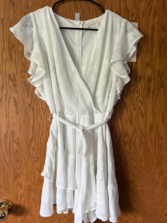 Altar'd State Pants - Altar’d State Ivory Satin romper - Delicate Finish